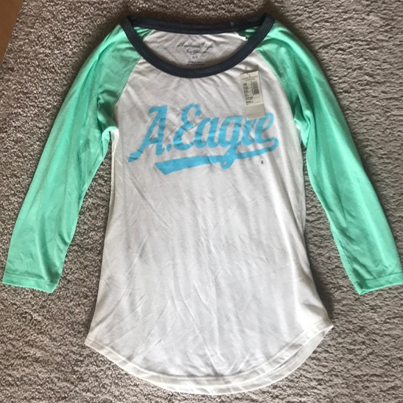 🛍️ NWT American Eagle Graphic Baseball Tee - Picture 2 of 8